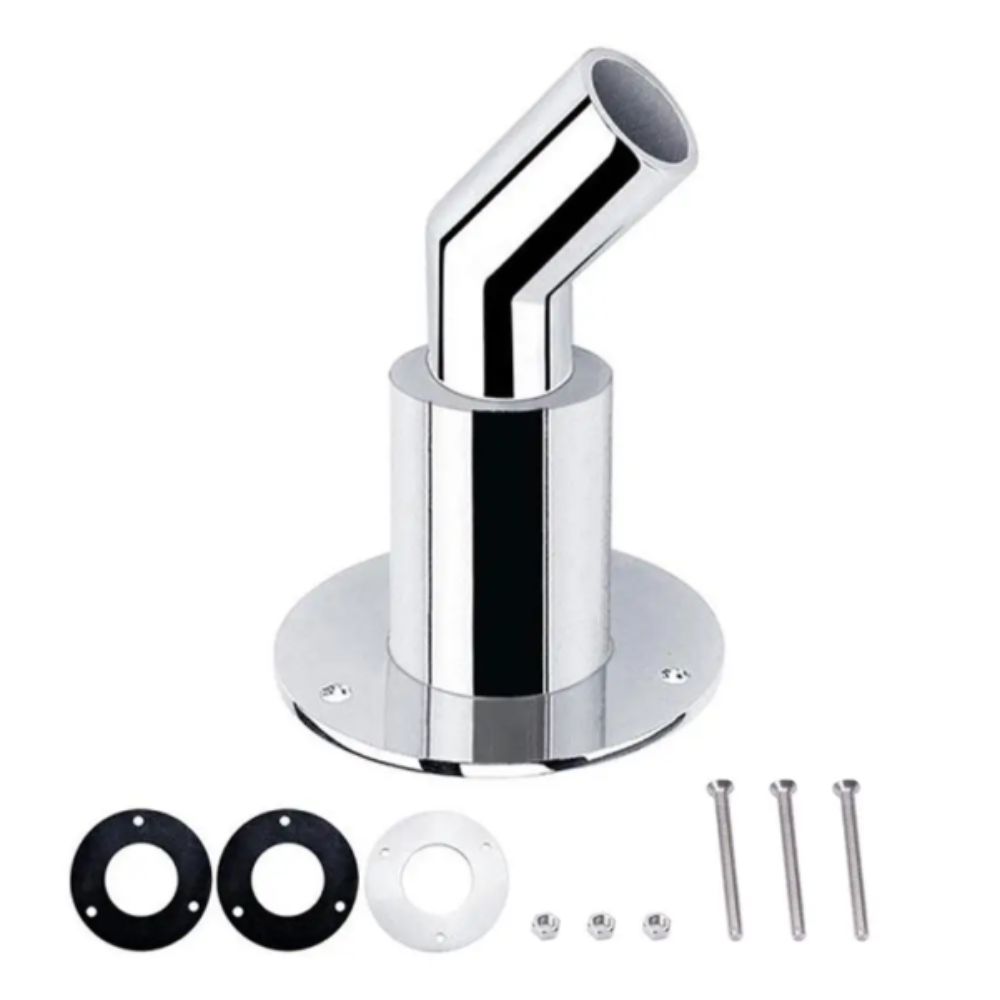 22mm Thru Hull Exhaust Fitting Steel 316 Hull Skin Fittings Marine Heater Exhaust  Marine Boat