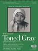Strathmore Toned Sketch Paper Pad 28cm X 36cm Gray 24 Sheets -36kg