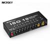MOSKY ISO-10 Portable Guitar Effect Power Supply Station 10 Isolated DC Outputs & One 5V USB Output