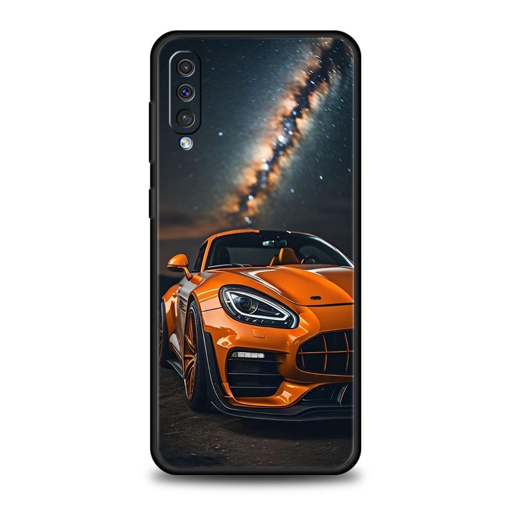 Male Men Brand SUV Sports Cars Phone Case for Samsung Galaxy A24 A13 A53 A73 A33 A22 A12 A02 A03 A05 A70 A50 5G Silicone Shell