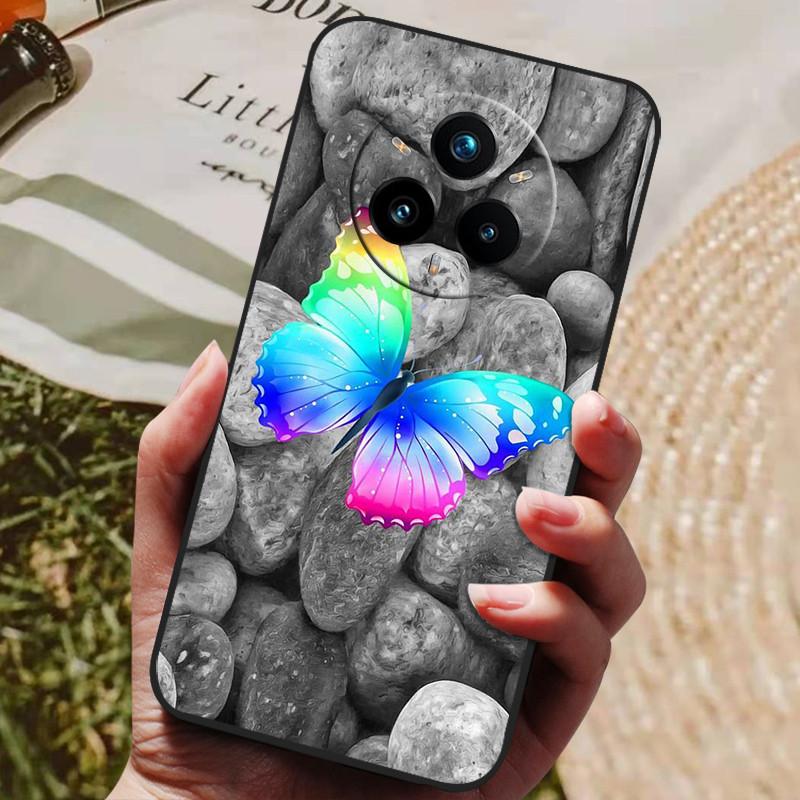 For Realme 14 Pro Plus Case Soft TPU Silicone Back Cover for Realme 14 Pro + Phone Cases Realme 14x 5G Global Cute Cartoon Capa