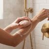 Body Scrubber Refillable Bath Brush Skin-Friendly Massage Brush Body Wash Brush  Massage