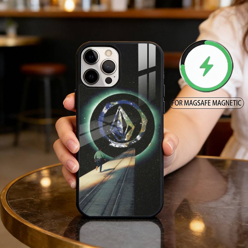 Luxury V-VOLCOMES Sport Style  Phone Case For iPhone17,16,15,14,13,12,11 Plus,Pro Max Magnetic For Magsafe Wireless Charging