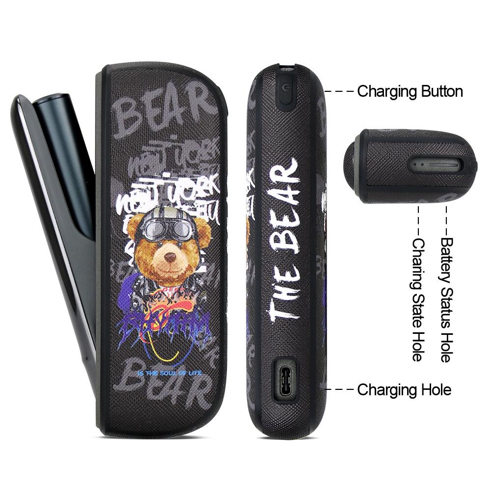 Кожаный чехол для IQO ILUM PRIME ONE - Вмещает 20 стиков SMARTCORE