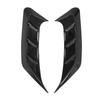 2pcs Universal Gloss Black Rear Headlight Side Eyebrows Frame Car Exterior Decoration