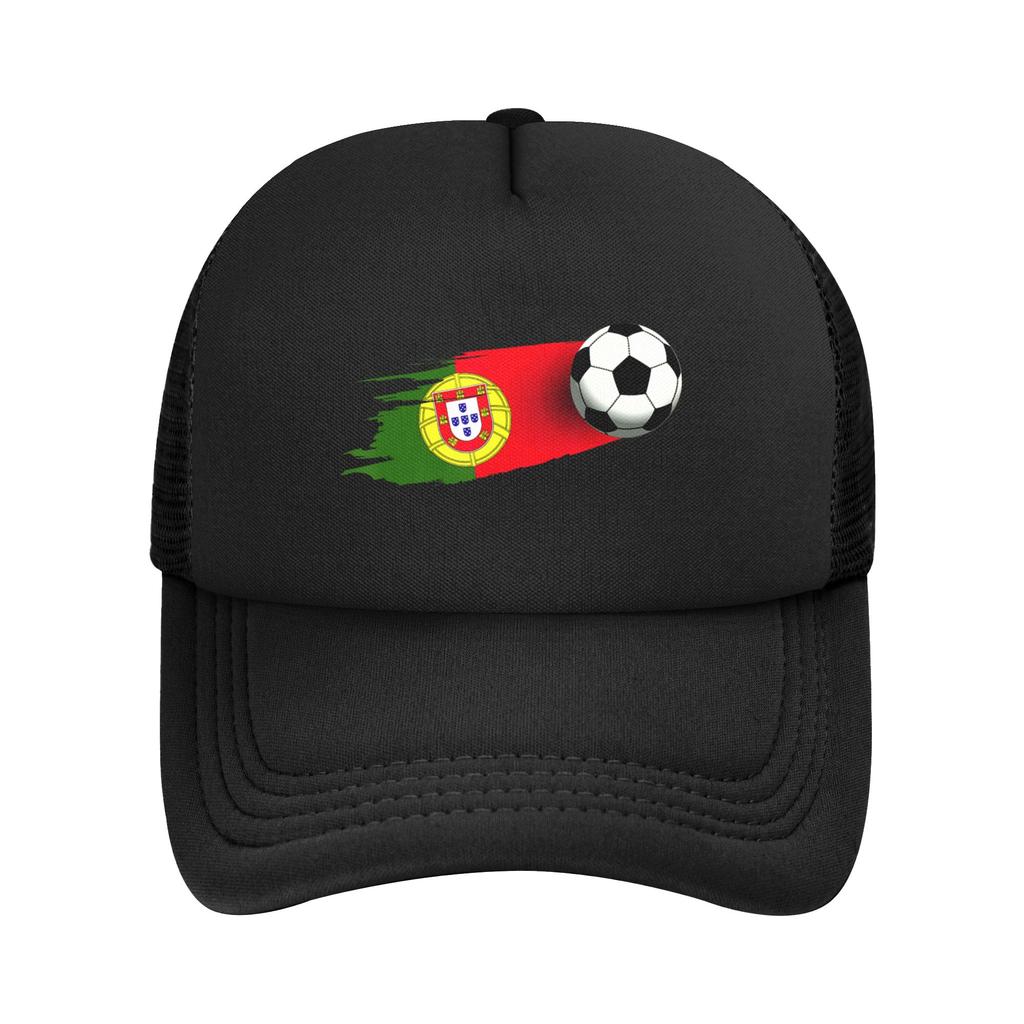 Portugal Flag Soccer Ball Casquette Women Unisex Outdoor Hats Adjustable Snapback Hat New Baseball Caps