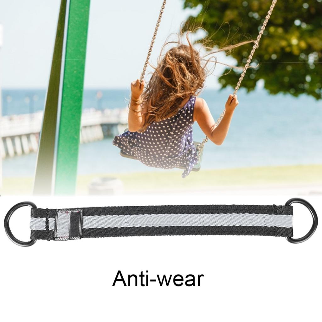 1 Pair Kids Children Seesaw Connecting Belt Swing Strap Accessories with D Ring Buckle