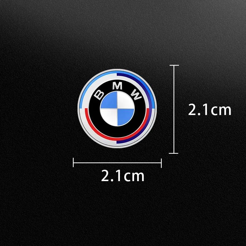For BMW M X3 X5 X6 Car Random post Sticker Steering Wheel Decal Interior Decoration 50th Anniversary Edition for BMW E46 E39 E3