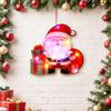 2025 Christmas Luminous Door Hanging Decorations Christmas Home Diy Decorations Scene Layout Decorations