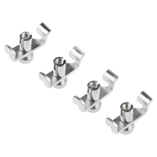 4 шт. машинки для точной настройки скрипки 1/8, никелированная сталь, микромашинки для эрху и детской скрипки, простые в установке регуляторы струн, набор для настройки скрипки для начинающих