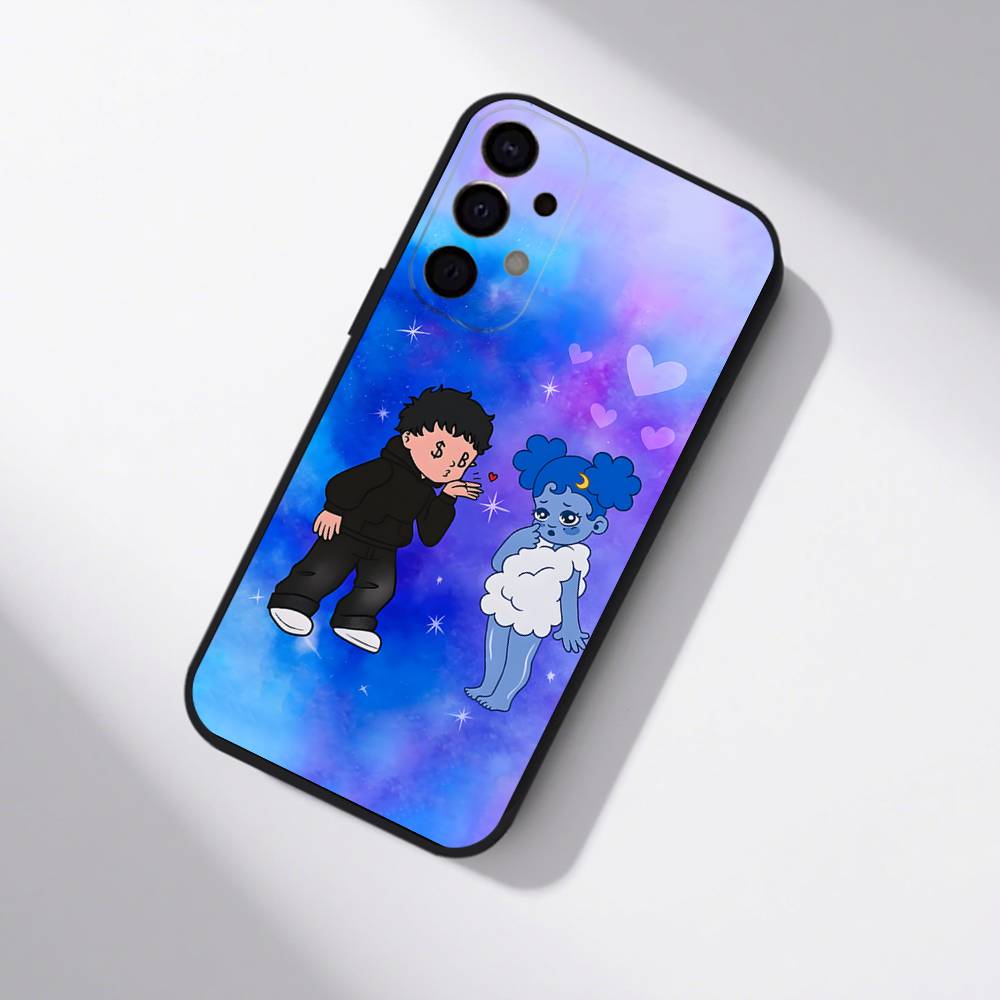 J-Junior H $AD BOYZ 4 LIFE Для Samsung S25,S24,S21,S22,S23,S30,Ultra,S20,Plus,Fe,Lite,5G Черный Чехол для Телефона