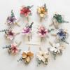 Wedding Chest Flower Groomsman Ribbon Party Corsage Wrist Flowers Photography Polyester Celebrations Accessories Supplies