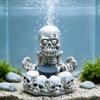 Simulated Fish Tank Skeleton Landscaping Resin Reptile Tank Skeleton Ornament  Reptile Pet Cage