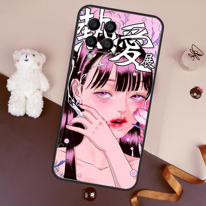 Мультяшный Эстетичный Чехол Для Девочки Для Samsung Galaxy M06 M53 M13 M31 M11 M35 M55 M15 M56 M36 M16 M12 M32 M52 M14 M34 M54
