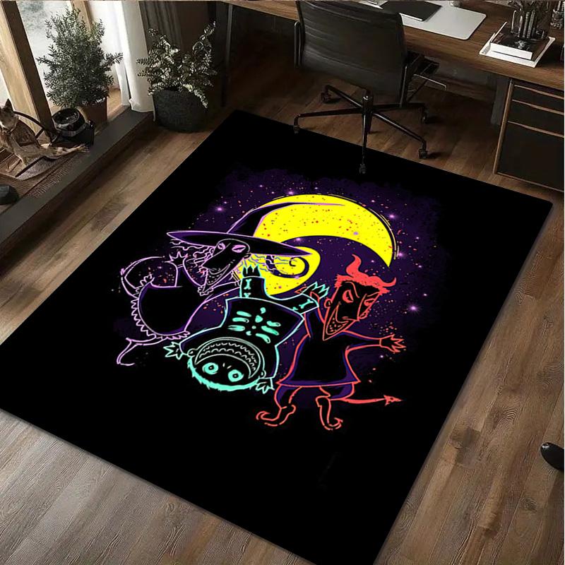 Nightmare Before Christmas Home carpet Office Decorative Carpet For Living Room Bedroom Door Mat Floor Rug Computer Chair Area Rug