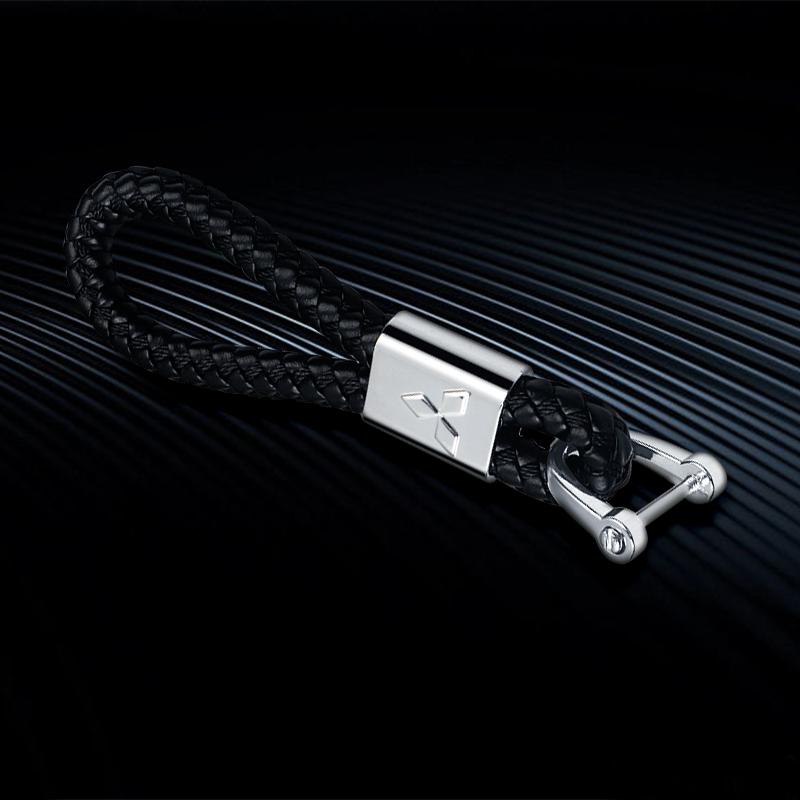 Car Key Chain Key Ring Key Lanyard Keychain Car Emblem For Mitsubishi Lancer EX EVO GTS ASX V3 V5 Auto Parts Accessories