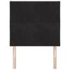 Headboard Black 90 cm Velvet