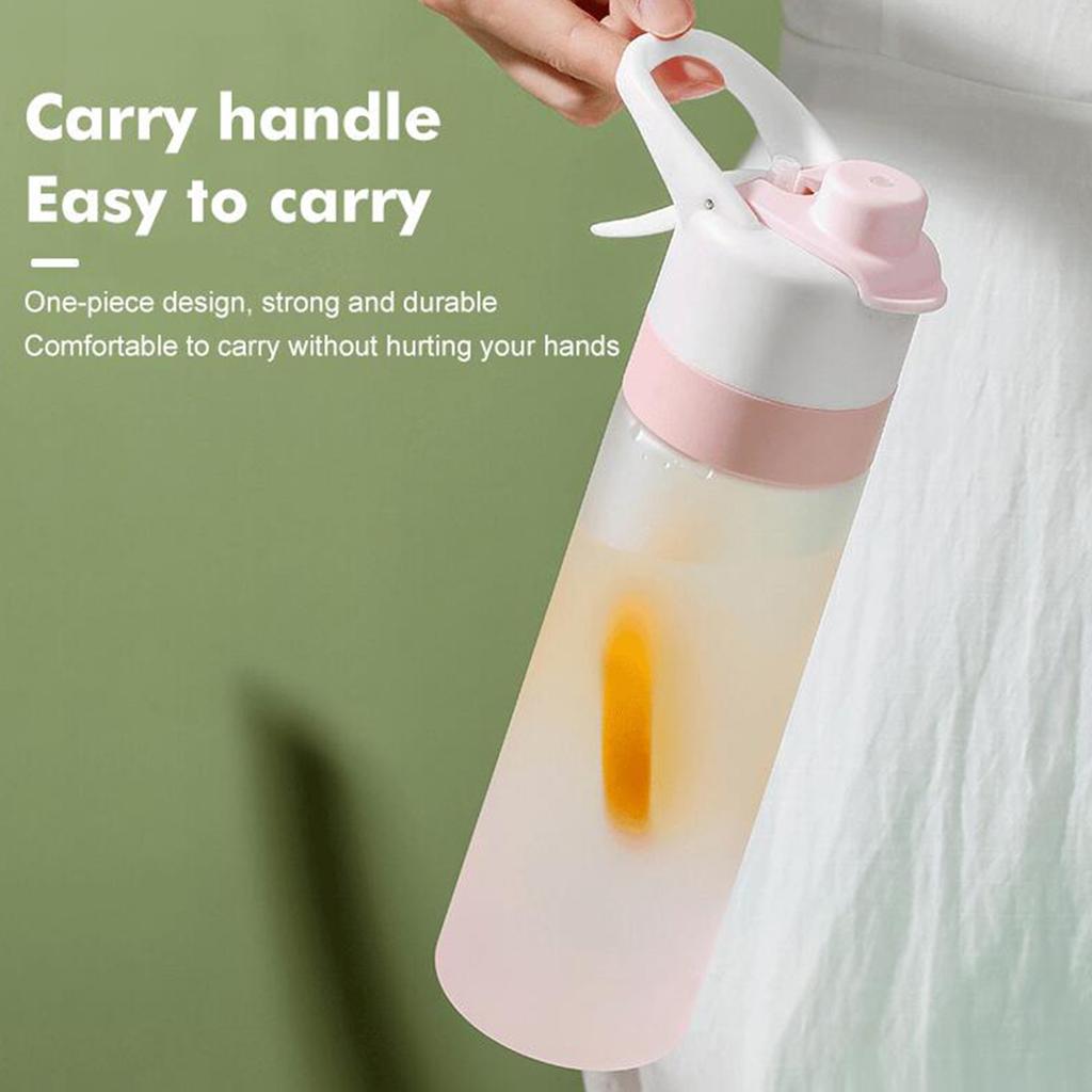 650ml Portable Water Bottle for Outdoor Sport Fitness Water Cup Large Capacity Spray Bottle BPA Free Drinkware Travel Bottles