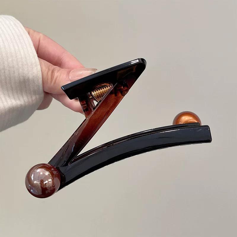 Заколка для волос в корейском стиле с бантом в горошек - Элегантная и универсальная