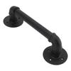 Door Pull Handle Simple Industrial Retro European Style Black Iron Decorative Practical Barn Door