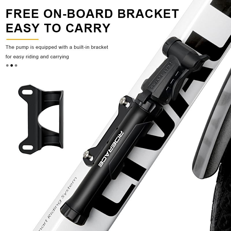 Portable Bicycle Pump Schrader Presta Valve MTB Road Bike Hand Air Pump Outdoor Riding Tire Inflator For Ball Cycling Equipment