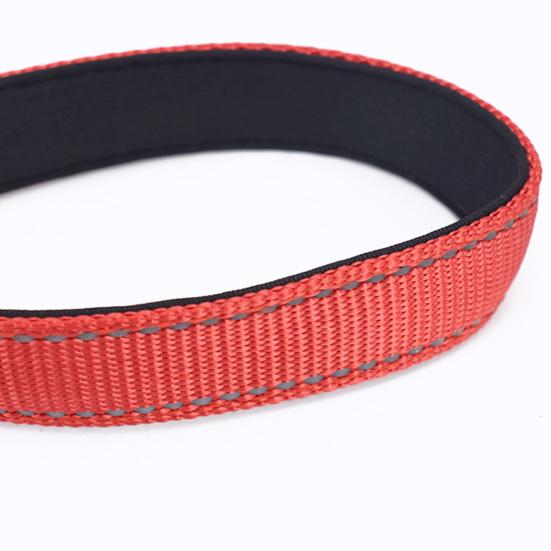 12-дюймовый короткий поводок для собак, прочные дорожные поводки с карабином, светоотражающий нейлоновый поводок для собак с мягкой ручкой для больших и средних собак