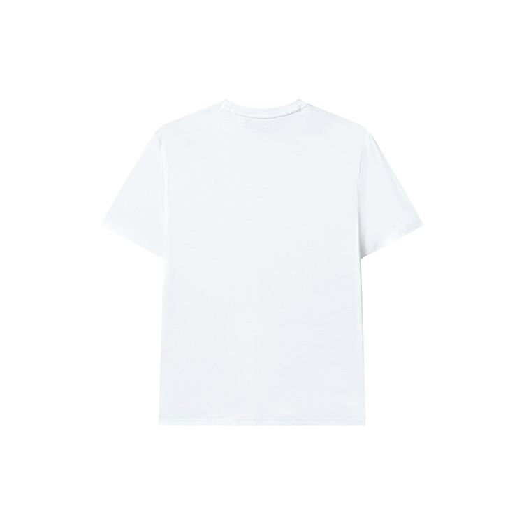 Fila Logo Letter Print Casual Crew Neck American Vintage T-Shirt Men T-Shirts White F11M328104FWT