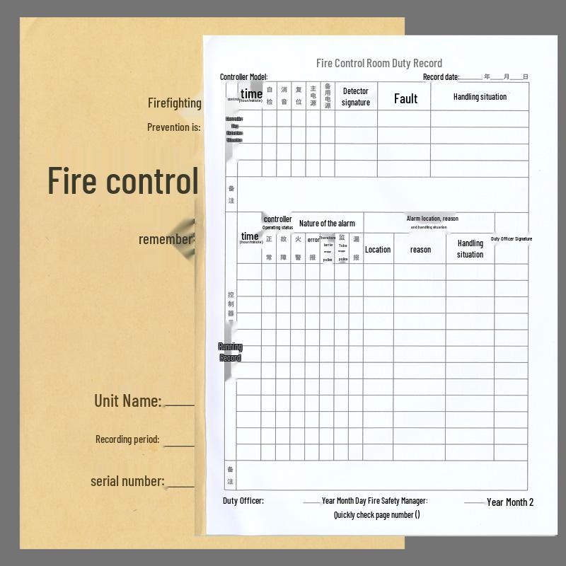 Fire Ledger: Daily Hotel Security Patrol & Fire Prevention Log