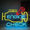 Check Engine Light Neon Signs for Wall Decor,LED Garage Neon Lights Sign for Dad Gifts,Man Cave Auto Repair Workshop Party Decor