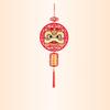 Exquisite Chinese New Year Decoration Blessing Words New Year Pendant Door Sign  Party