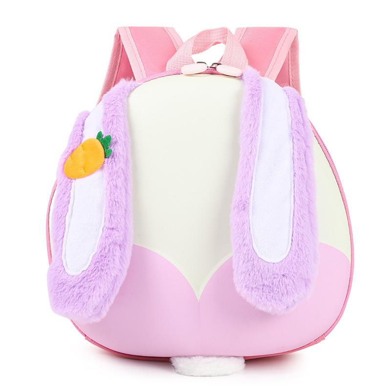 Ears Animal Rabbit Backpack Cartoon Print Schoolbag Kids Gifts Lightweight
