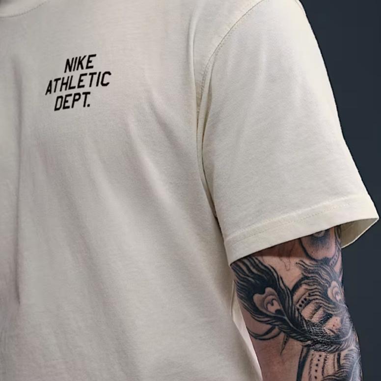 Nike T Shirt Men's Light Ivory White HJ3694-110