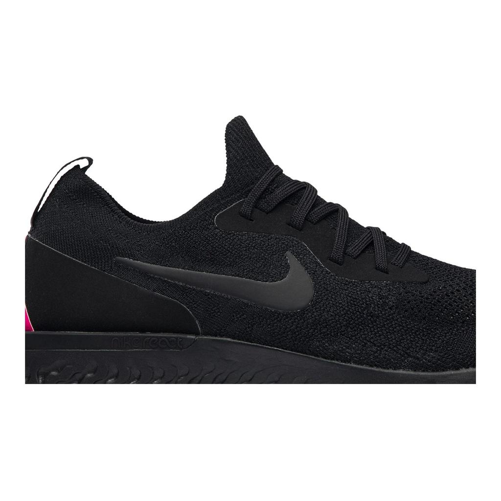 Nike Epic React Flyknit 'Be True' (Unisex) Black / Black-Pink Blast-Purple Pulse Running Shoes AR3772 001