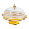 Tall Cake Tray with Lid Dessert Table Display Rack Fruit Tray Transparent Plastic Buffet Bread Dessert Platter