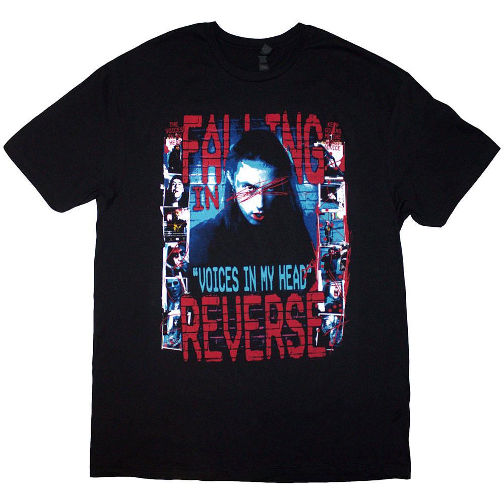 Falling In Reverse Unisex Adult Voice Collage Back Print T-Shirt