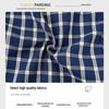Korean Retro Plaid High Waist Wide Leg Pants for Women - Summer Drapey Straight Leg, Zhao Lusi Style.
