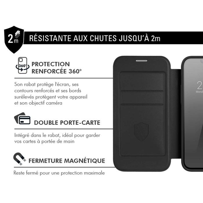 Coque et étui - Forcecase - iPHONE 16 - Noir - Compatible Magsafe - Rigide