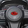 For Subaru Forester XV Outback Impreza Legacy STI WRX BRZ Tribeca 1PC Car Steering Wheel Emblem Badge Stickers Decal PP444