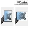 13-35 Inch Black White Monitor Stand, Ergonomic Adjustable Bracket, Space Saving for Home Office Use, Perfect Gift