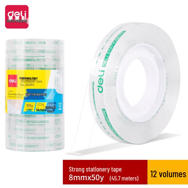 Deli Strong Transparent Stationery Tape