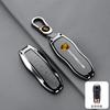 Zinc Alloy Leather Car Remote Key Case Cover Shell For Porsche Panamera Carman Macann Bobst Cayenne 911 981 991 970 9969 Sticker