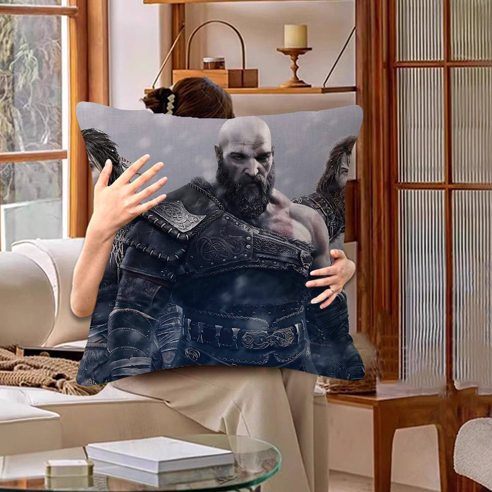 Подушка для видеоигры God Of War Подарок Декор для дома и офиса Подушка для спальни Дивана Автомобильная наволочка
