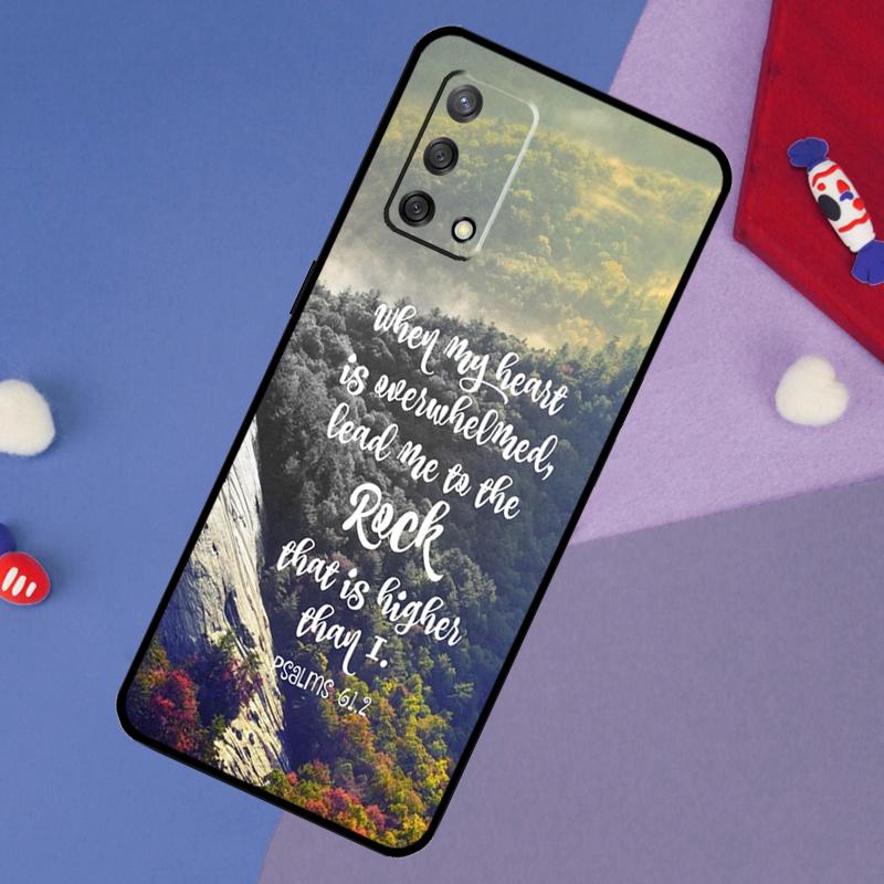 Христианский Чехол-Псалтырь Для Oppo A6 Pro A5 A18 A38 A58 A78 A98 A54 A74 A94 A17 A57 A80 A60 A40 A96 A76 A16 A15