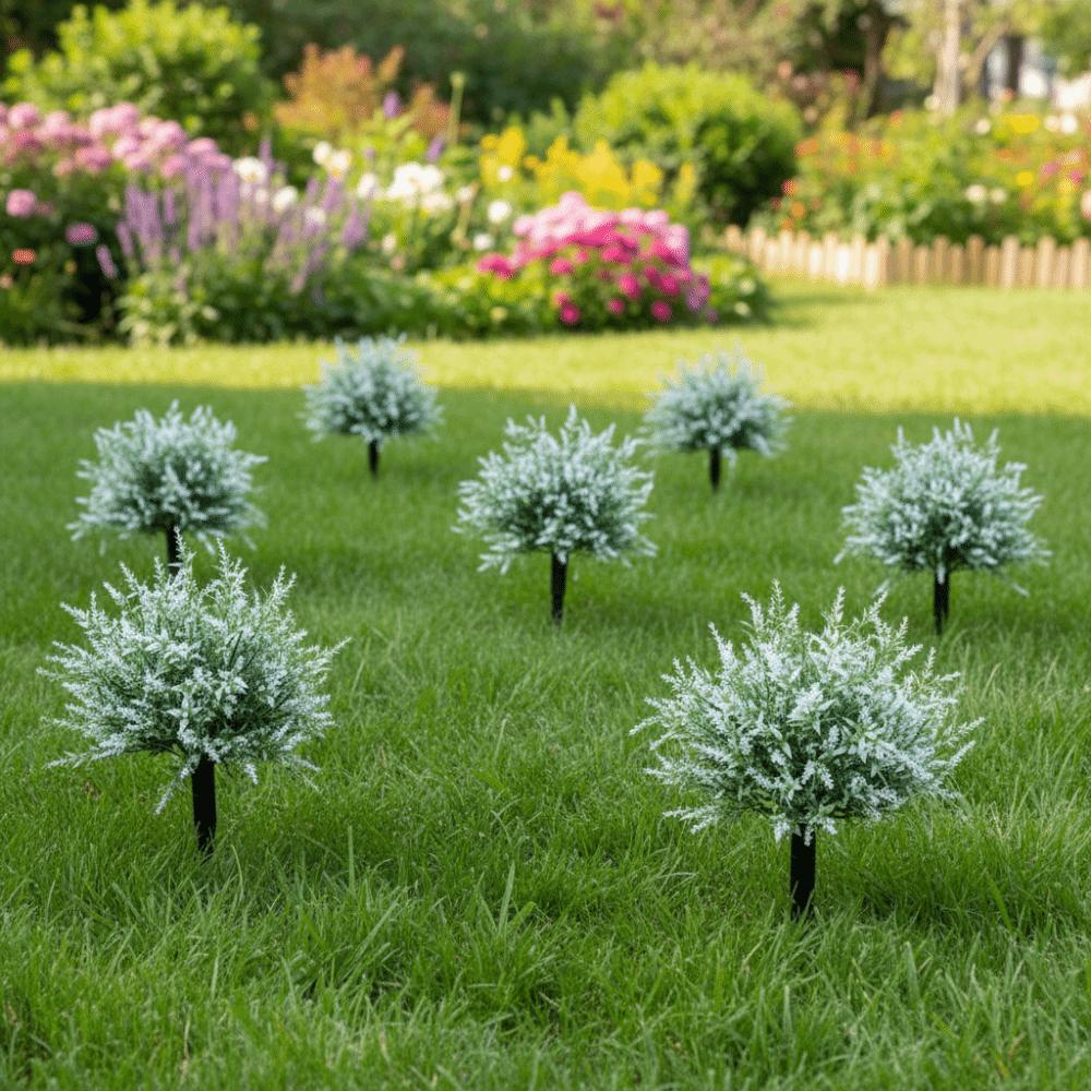 Real Touch Lavender Bonsai Stake Realistic Potted Bonsai Simulated Green Plants Wedding Ceremony