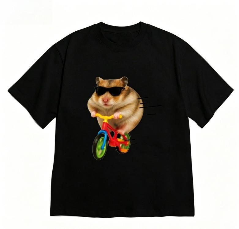 Funny Potato Cat Shirt Shortsleeved Korean Im A Clueless Potato Meme Graphic Tee Novelty Cat Meme Print Women Casual Tee Tops