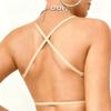 Европейский размер Женское многофункциональное сетчатое нижнее белье U-образной формы Женский бюстгальтер-топ с перекрестной спинкой