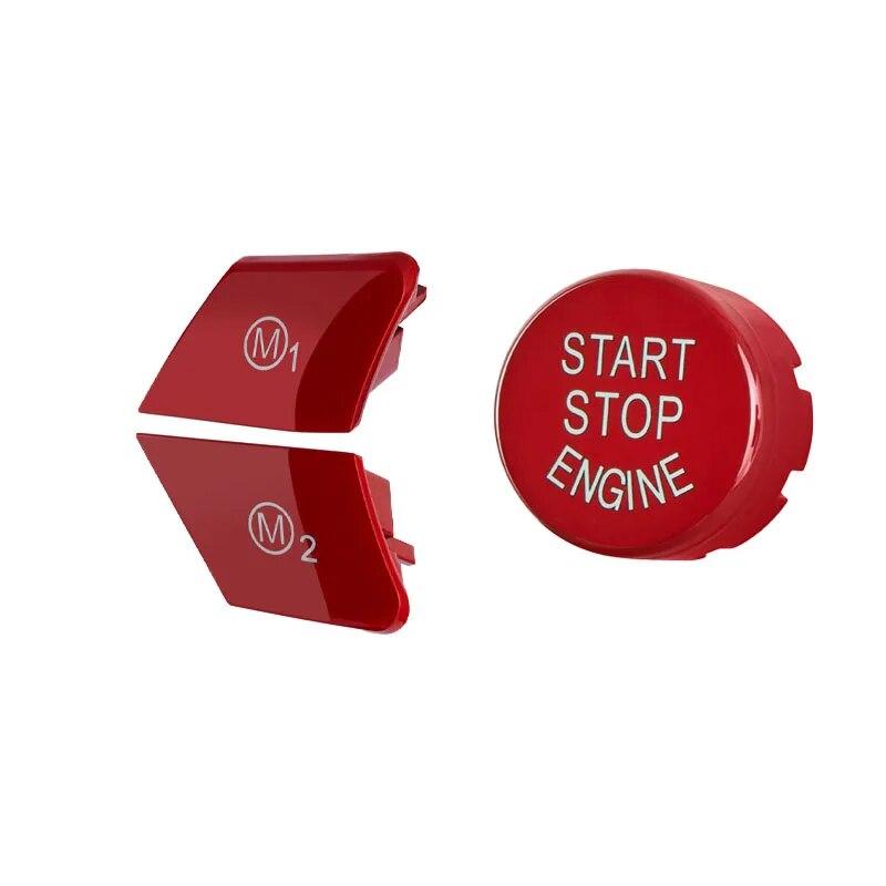 Car Steering Wheel M1 M2 Mode Button & Start Engine Switch Button For BMW M3 M4 M5 M6 X5M X6M F10 F15 F16 F30 F34 F36 M Sport