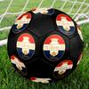 Футбольный мяч Willem II Tilburg размер 5, разноцветный, подходит для всех возрастов, машинная строчка, материал ПВХ, соревновательного уровня, прочный и с высоким отскоком
