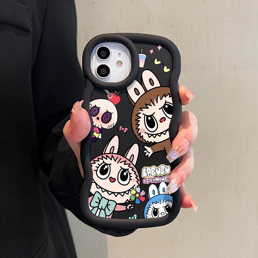 Окрашенный узор Big Wave Edge Мягкий силиконовый материал Macaron чехол для телефона противоударный защитный резиновый чехол для Samsung Xiaomi Poco Redmi