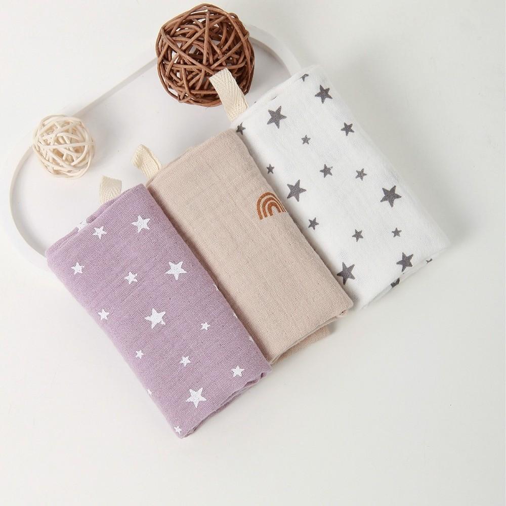 4-слойная детская хлопковая салфетка из чистого хлопка, мягкая салфетка для отрыжки для новорожденных, новые квадратные полотенца